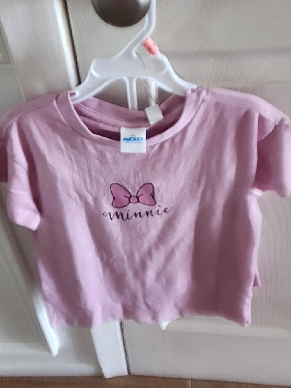 NWT_ Disney "Minnie Shorts Set" Size 6/6X